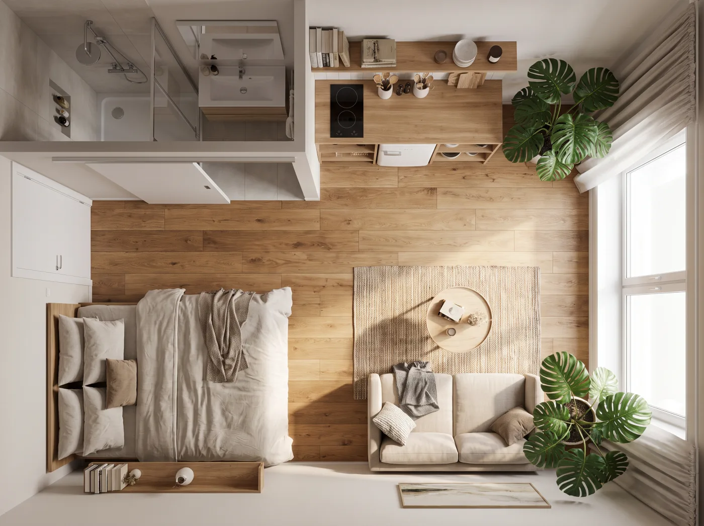Turn a rough drawing into a real space