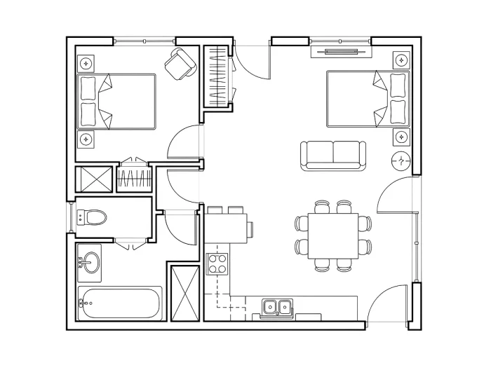 Floor plan result preview